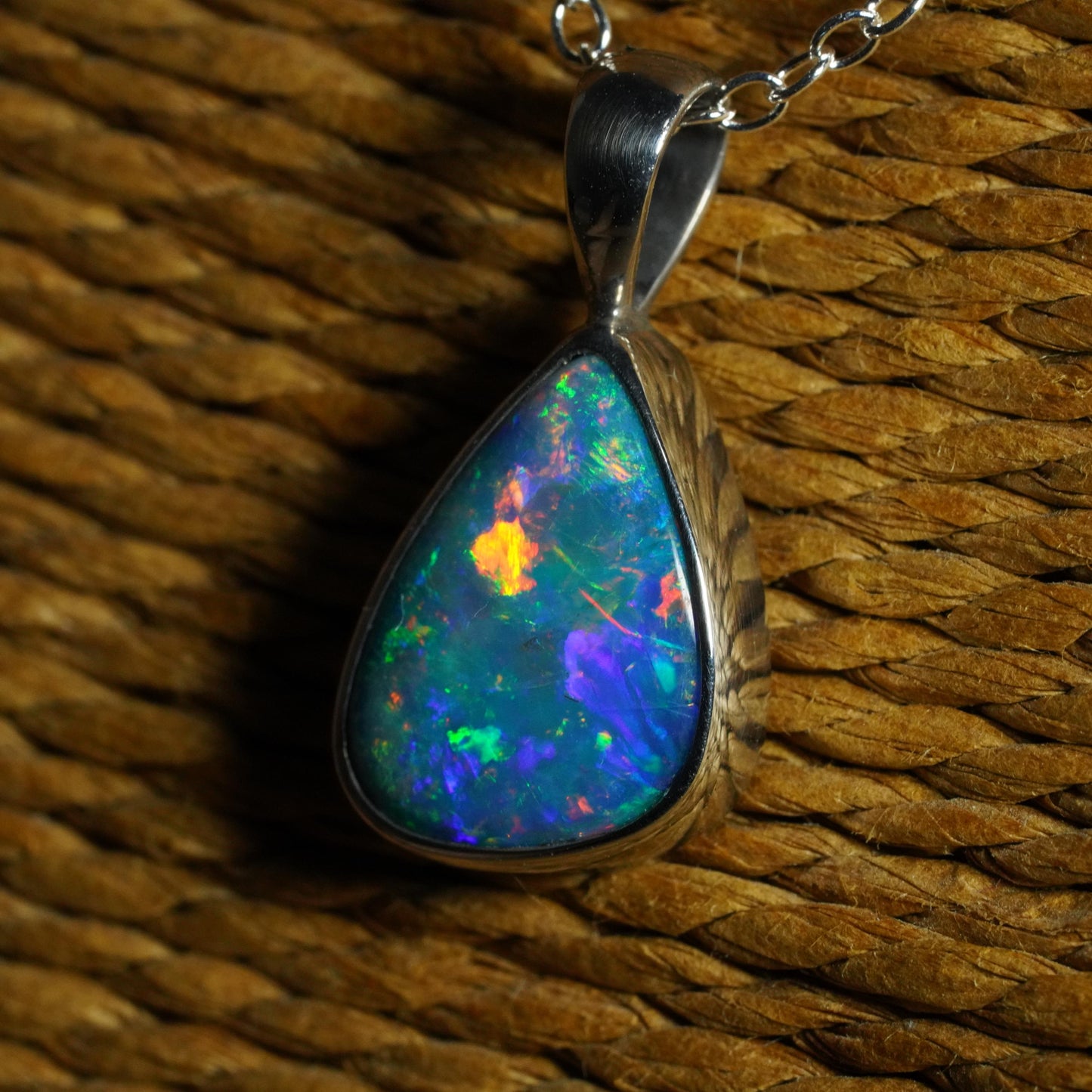 Australian Opal Doublet Pendant