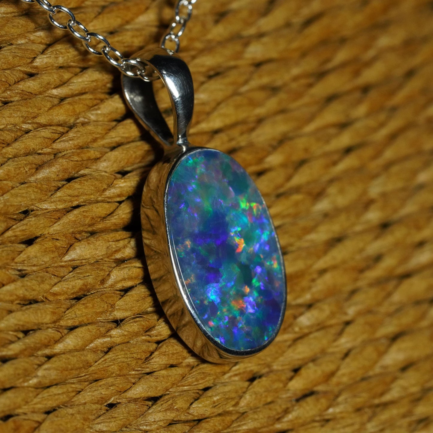 Australian Opal Doublet Pendant