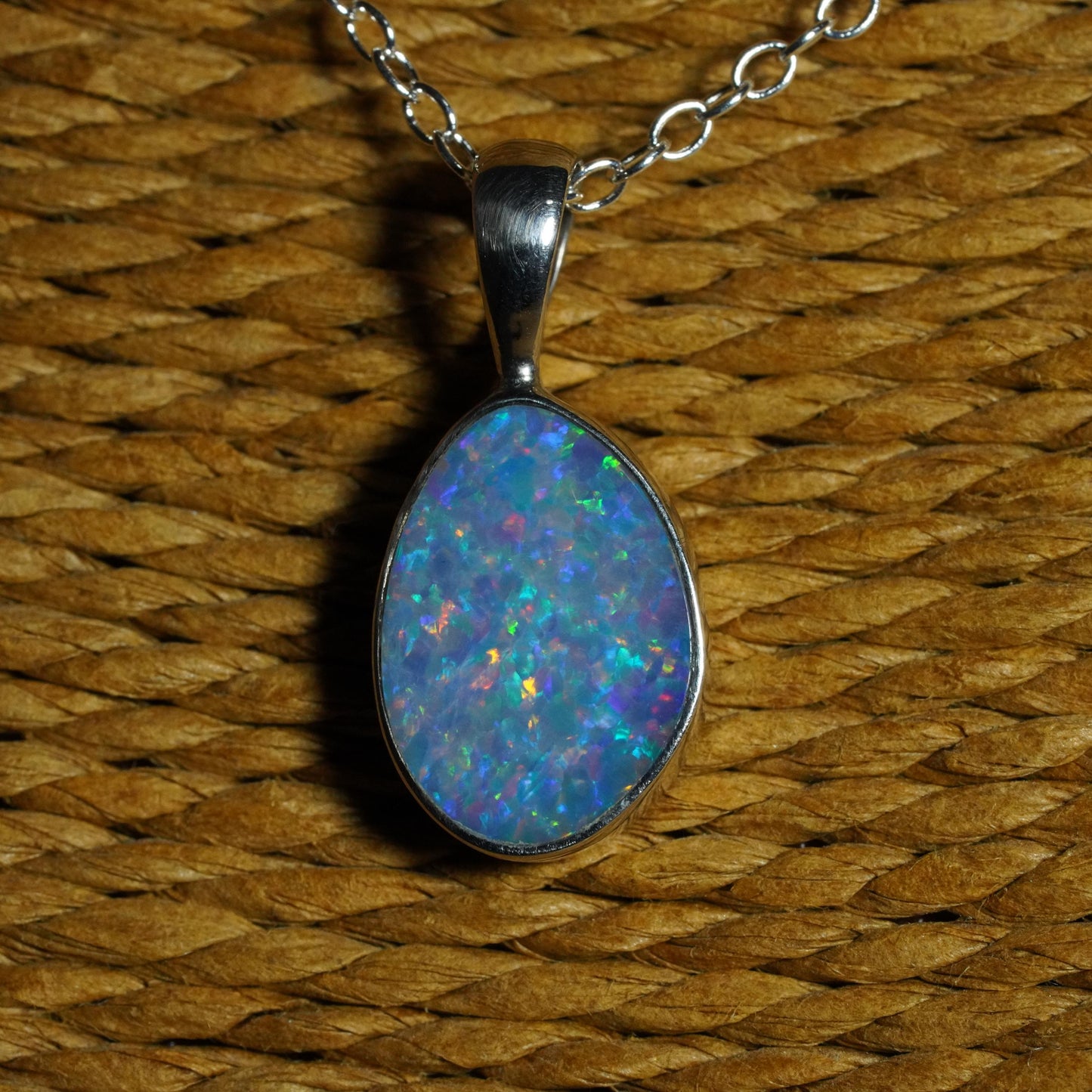 Australian Opal Doublet Pendant