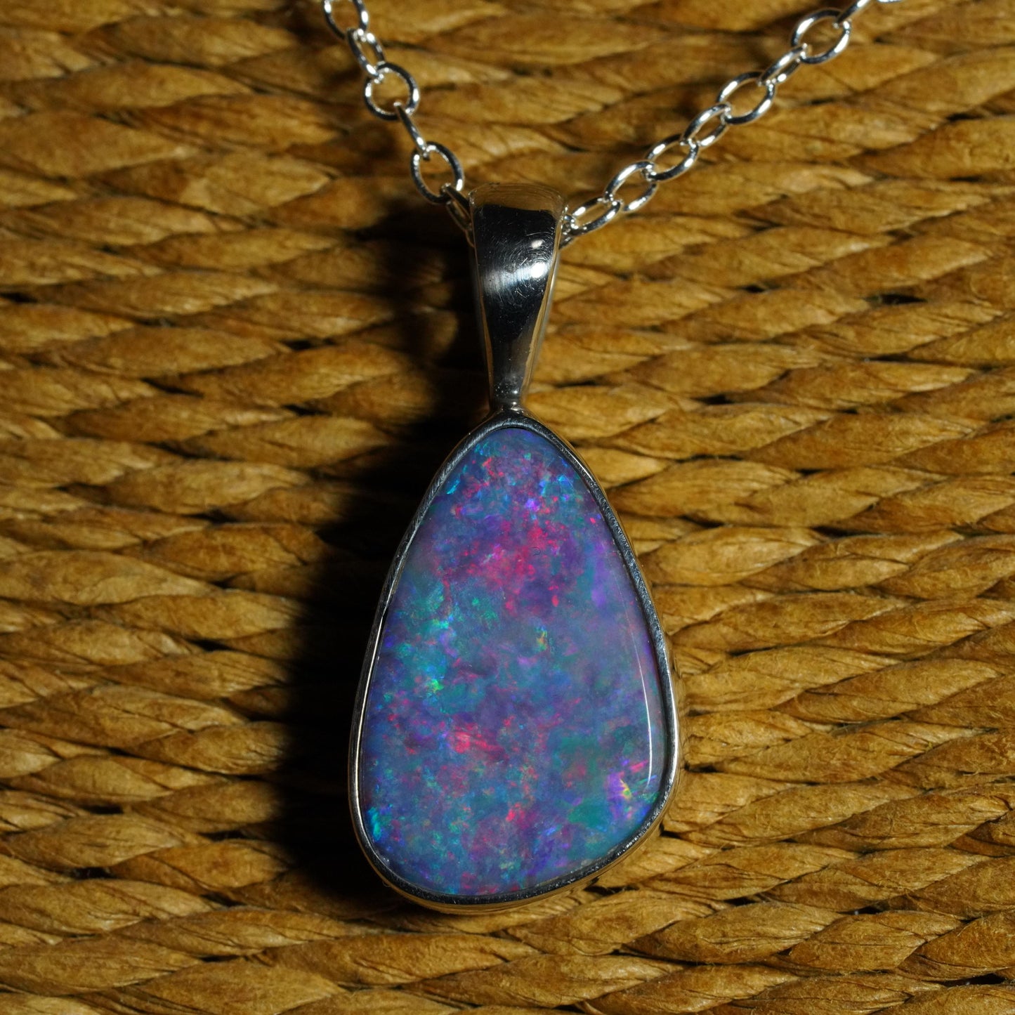 Australian Opal Doublet Pendant