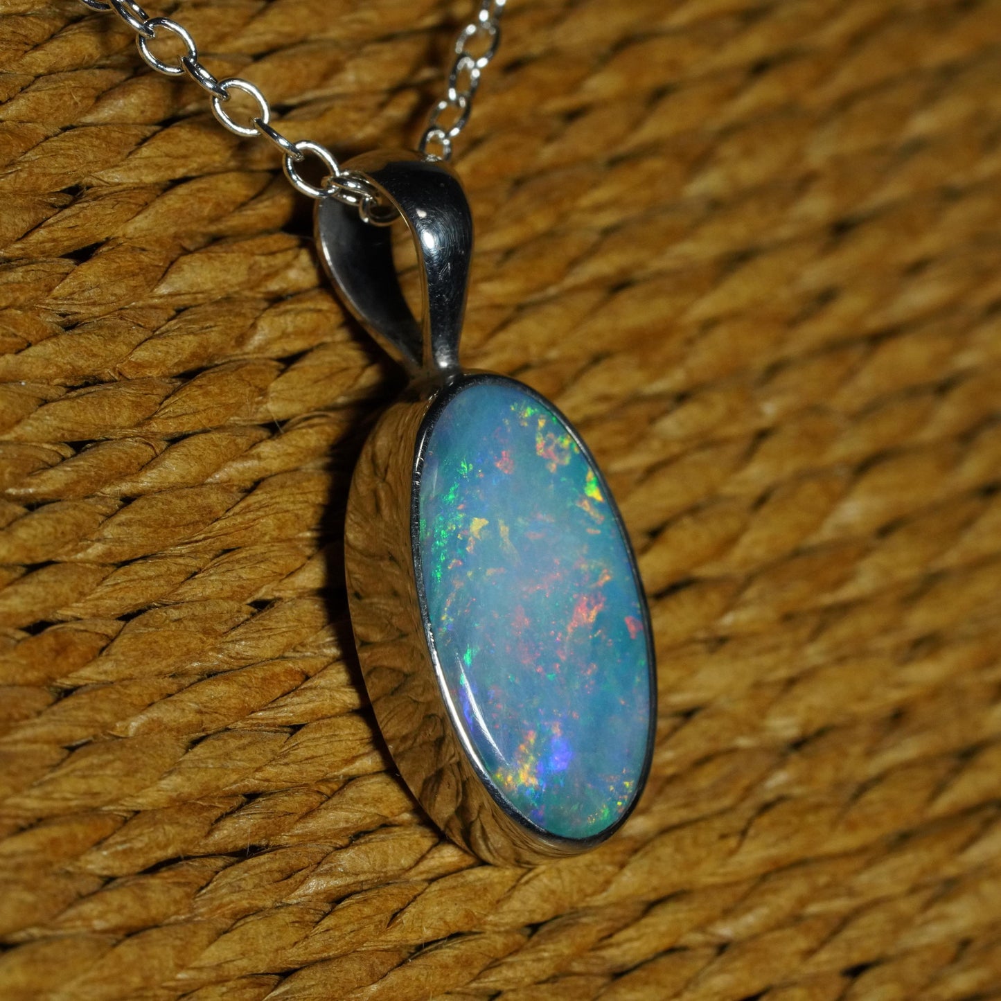 Australian Opal Doublet Pendant