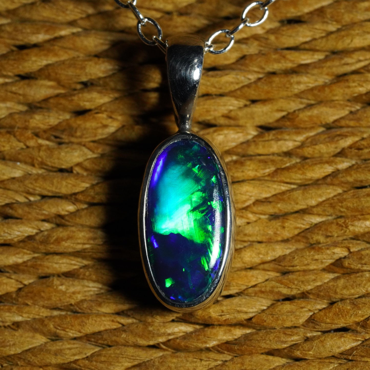 Australian Opal Doublet Pendant