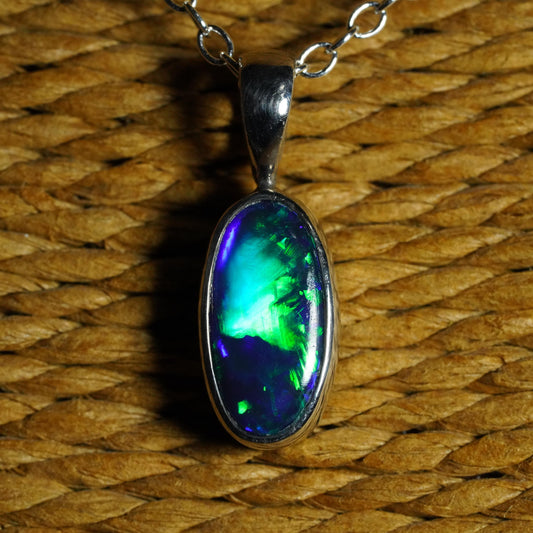 Australian Opal Doublet Pendant