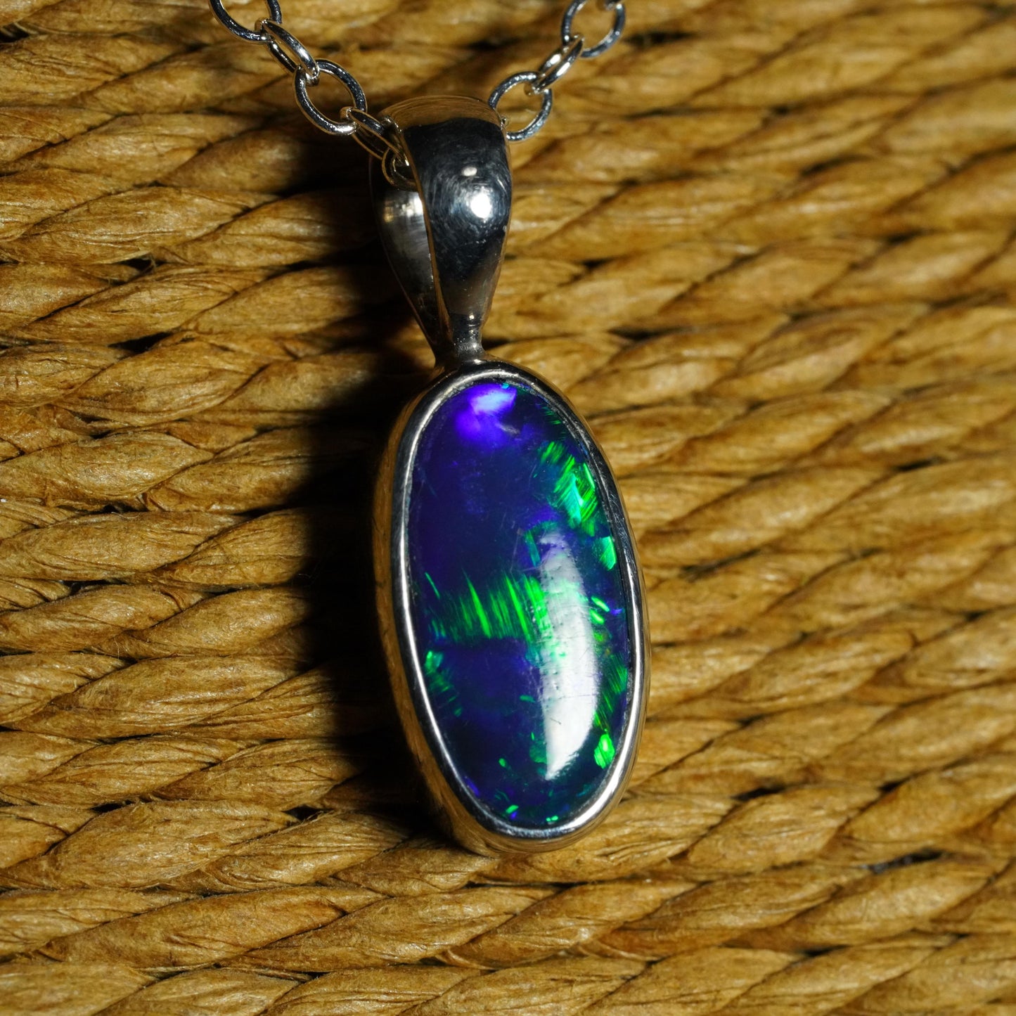 Australian Opal Doublet Pendant