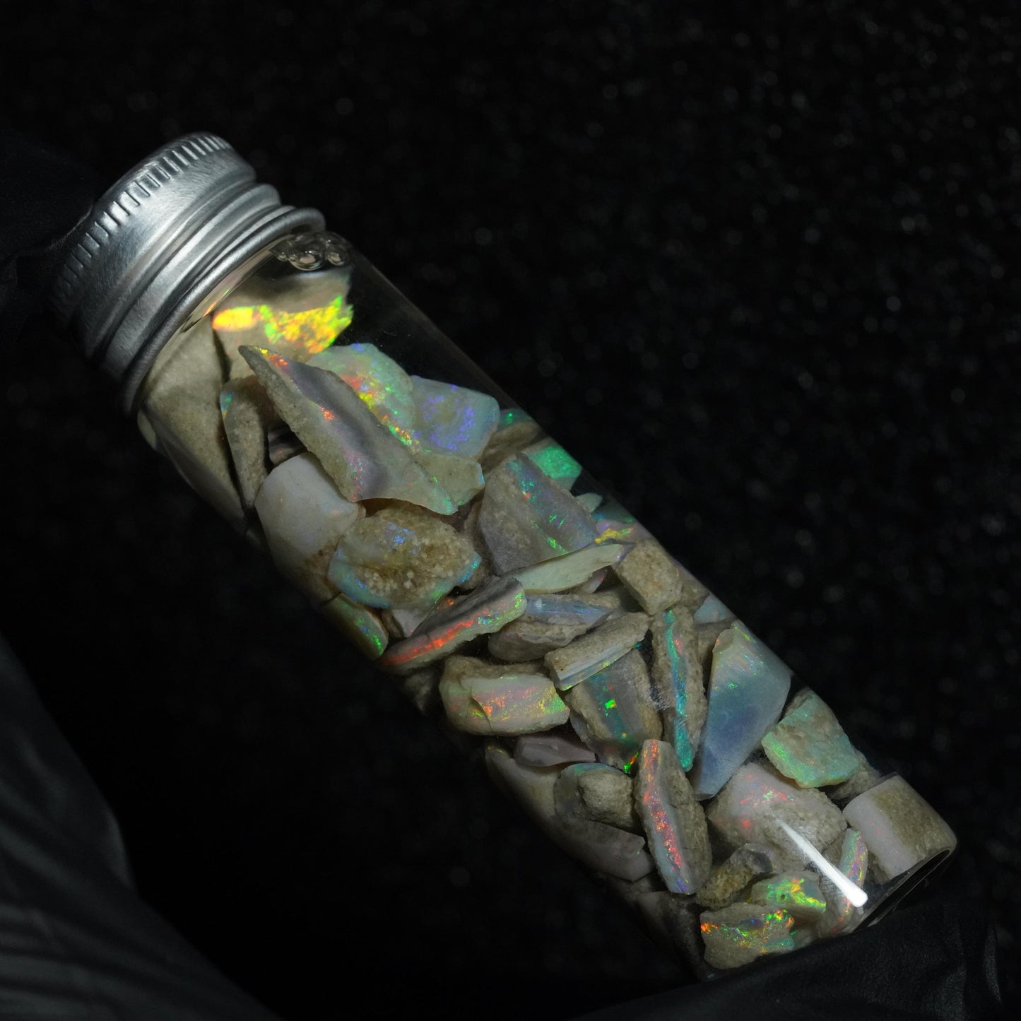 Mintabie Opal Chips Jar