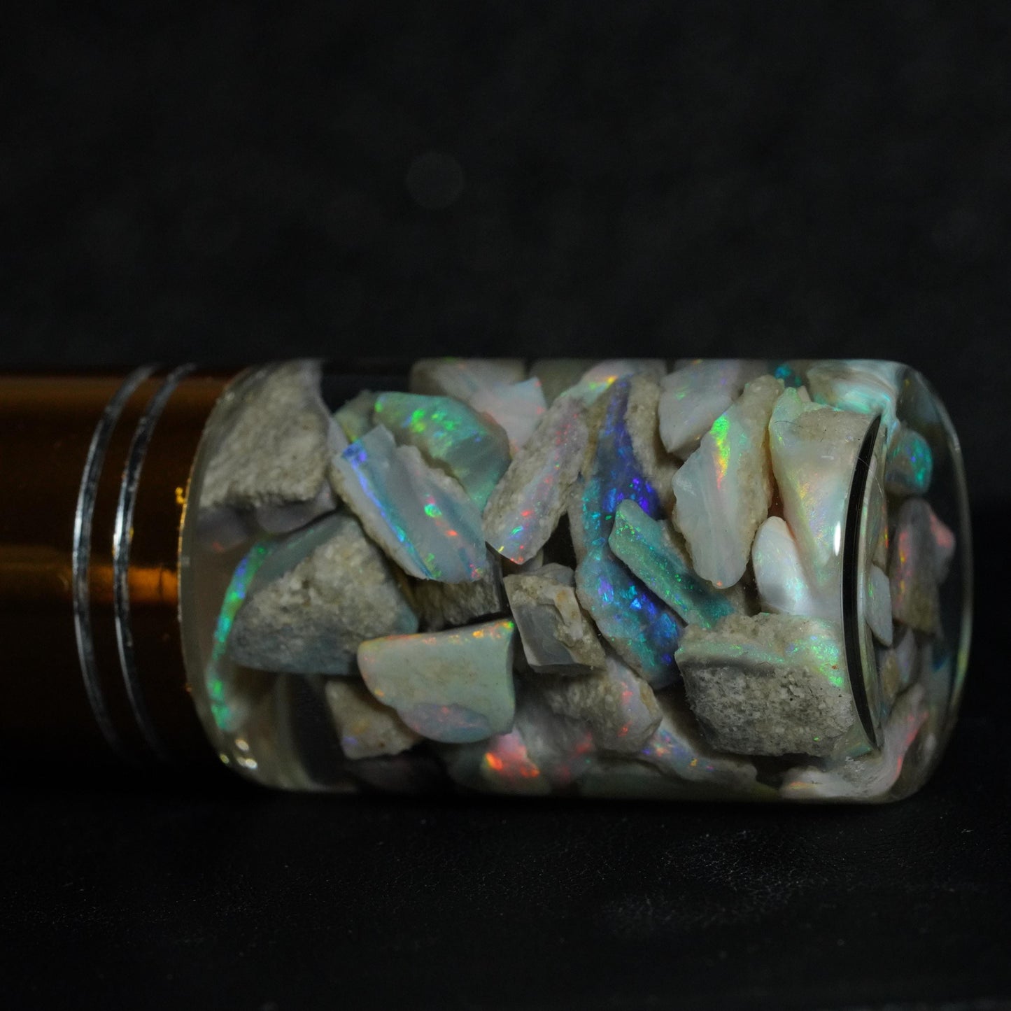 Mintabie Opal Chips Jar
