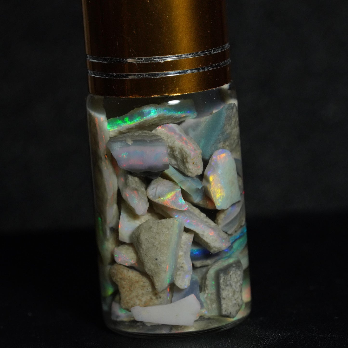 Mintabie Opal Chips Jar