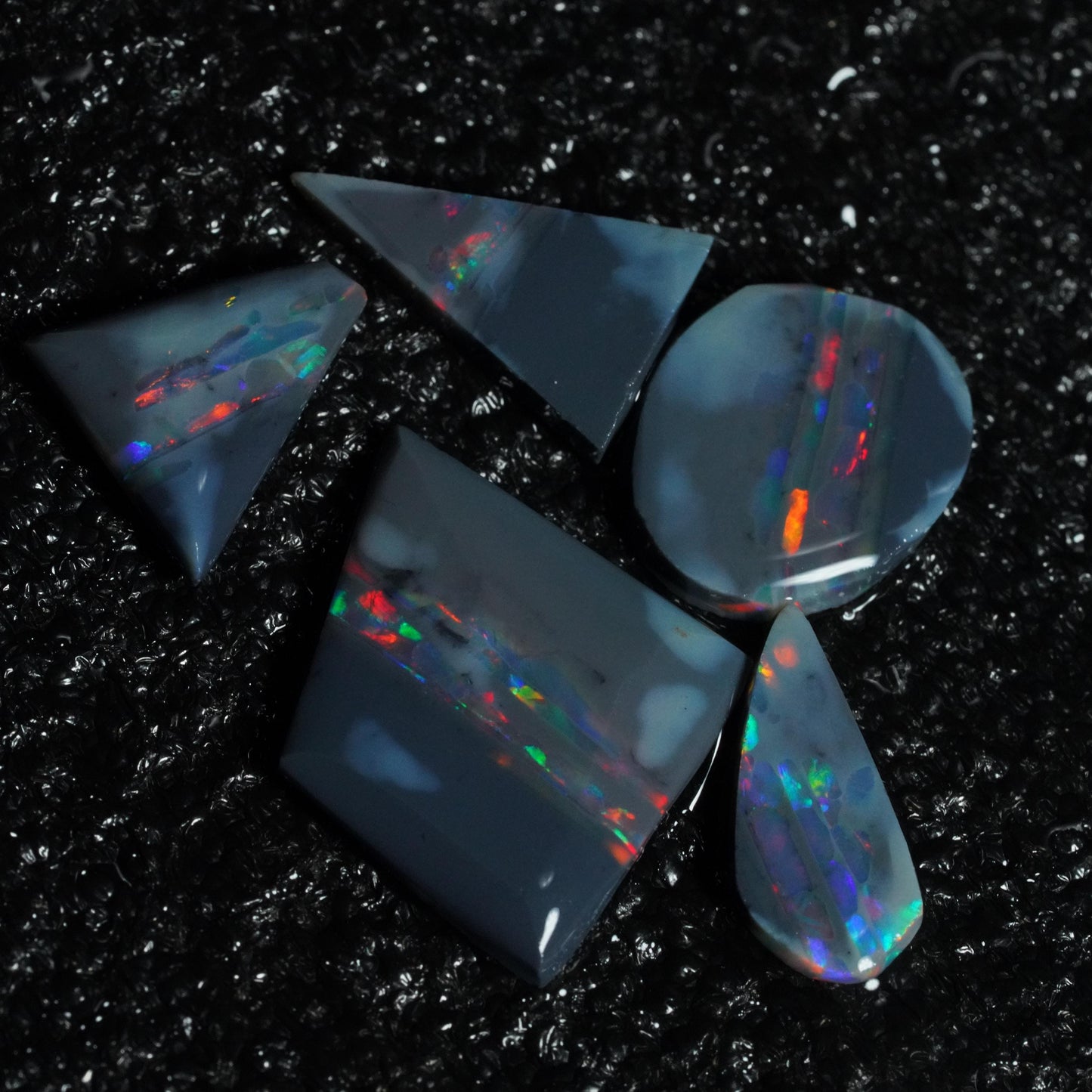 Australian Black Opal Rubs Parcel
