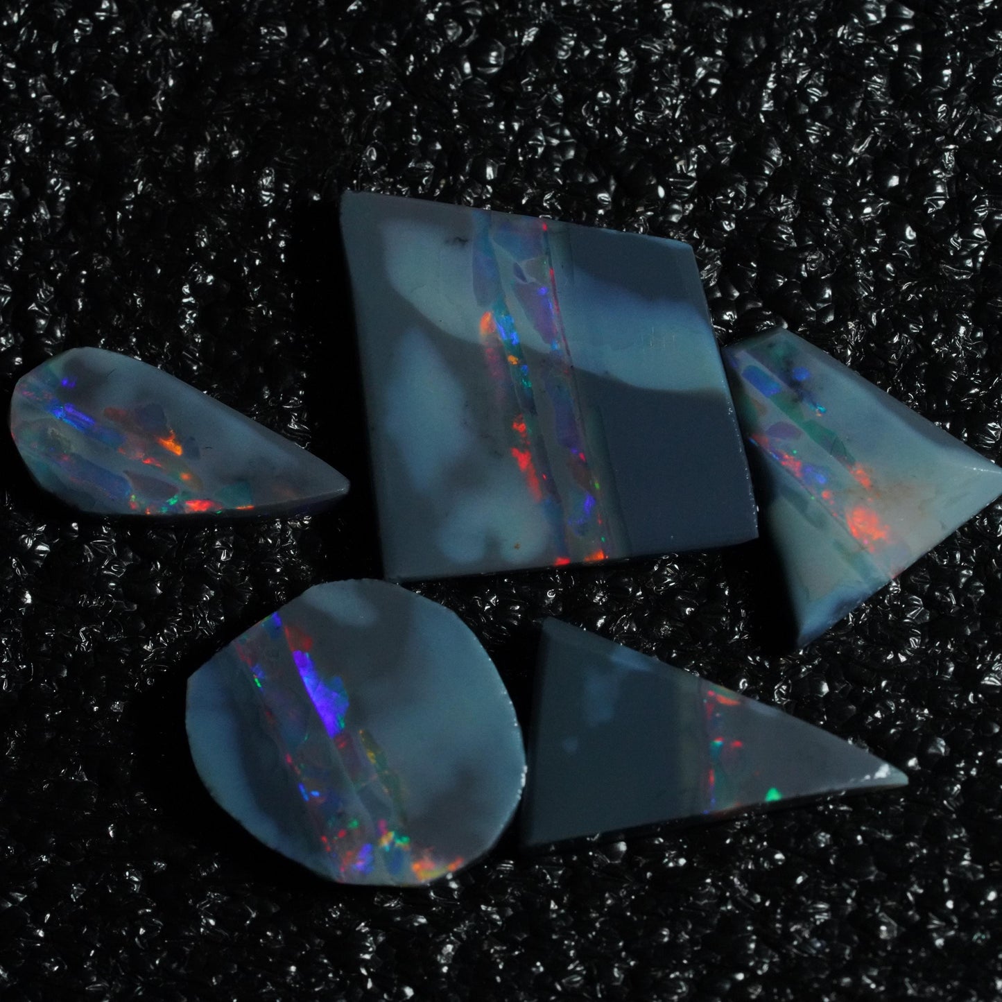 Australian Black Opal Rubs Parcel