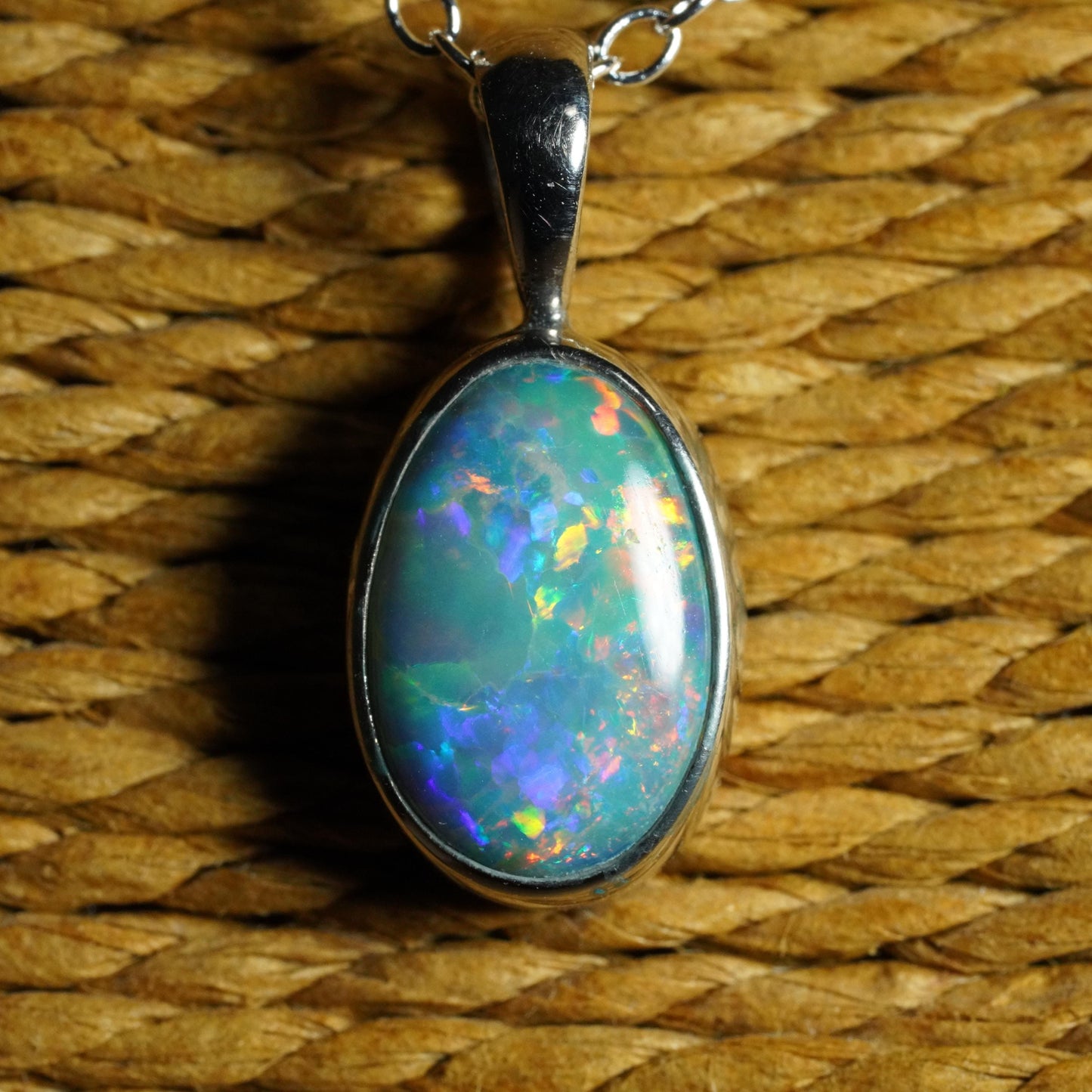 Australian Opal Doublet Pendant
