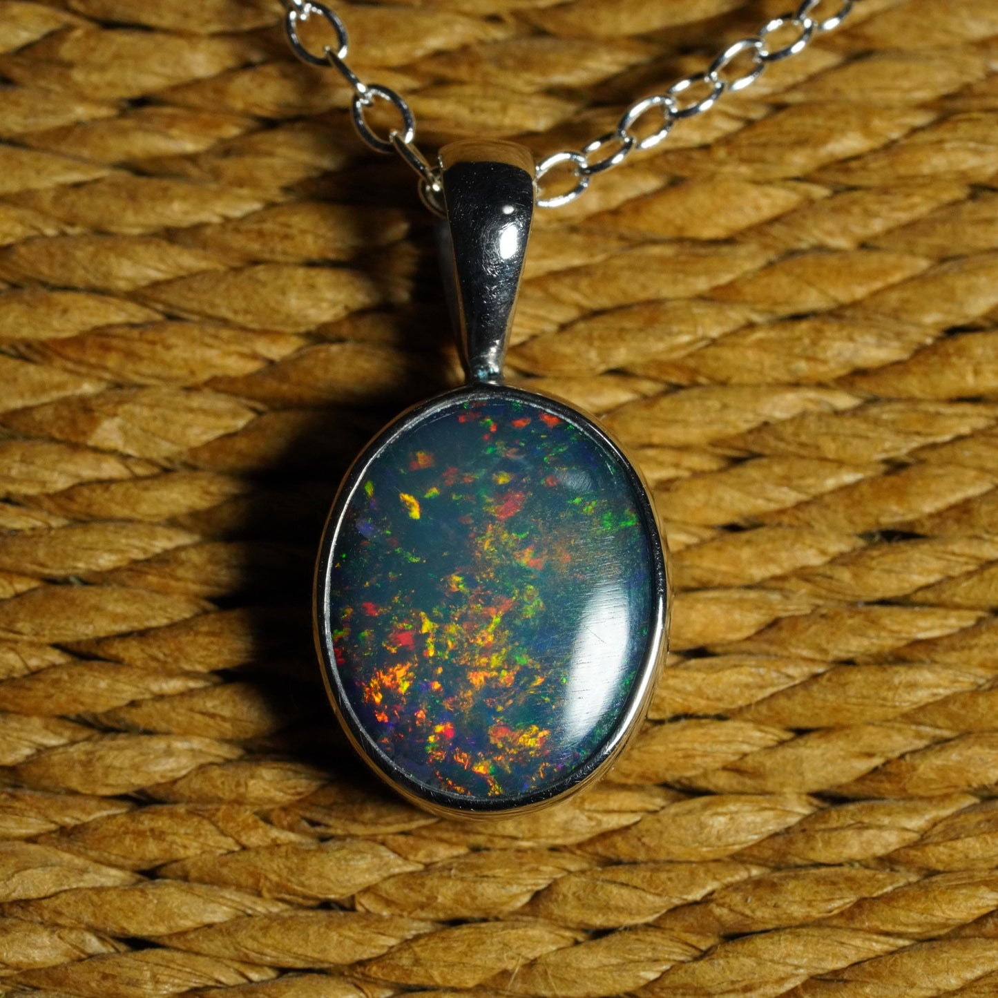 Australian Opal Doublet Pendant