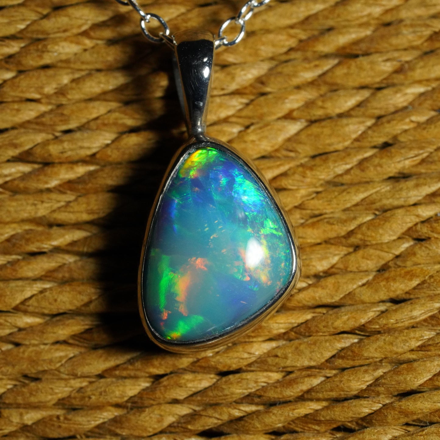 Australian Opal Doublet Pendant