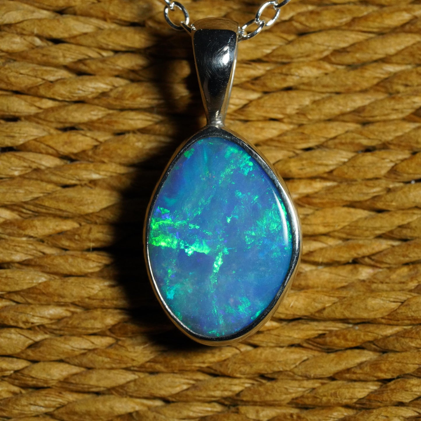 Australian Opal Doublet Pendant