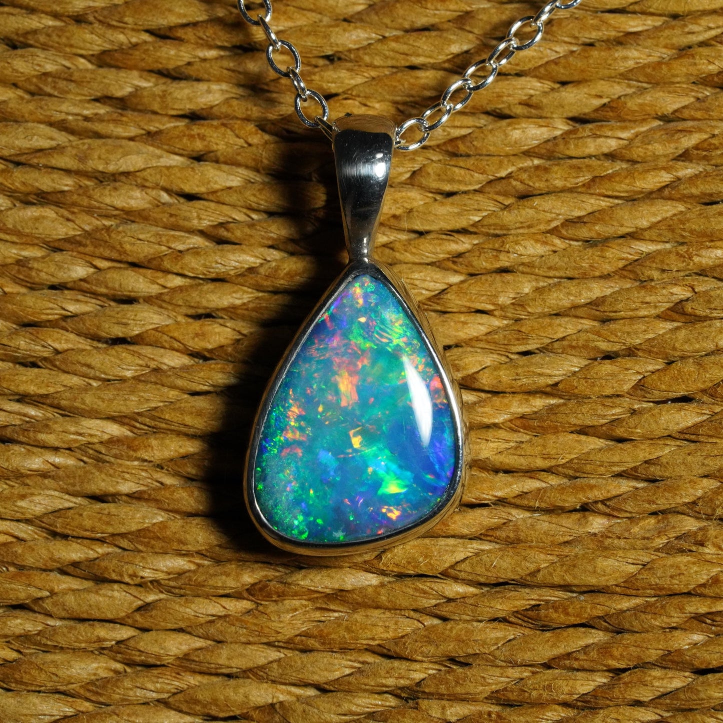 Australian Opal Doublet Pendant