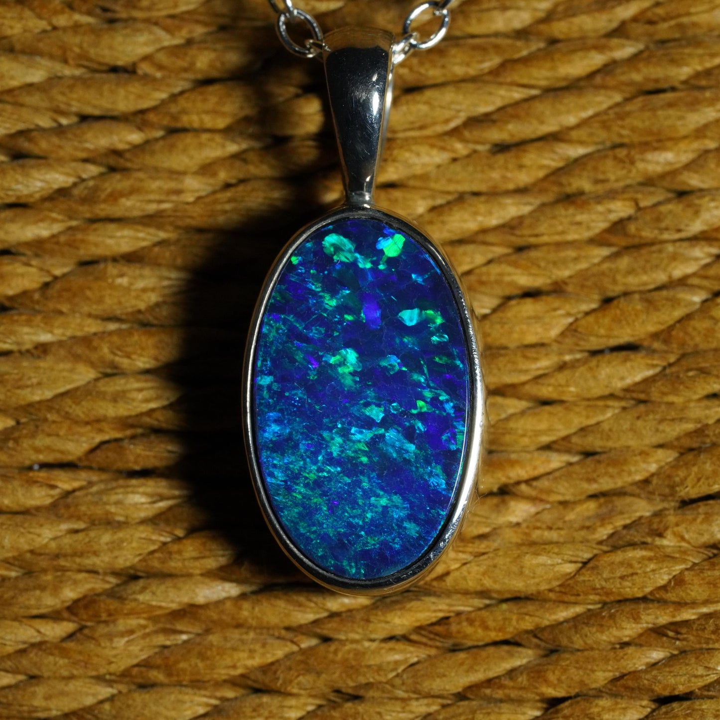Australian Opal Doublet Pendant