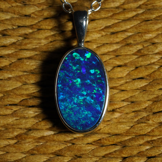 Australian Opal Doublet Pendant