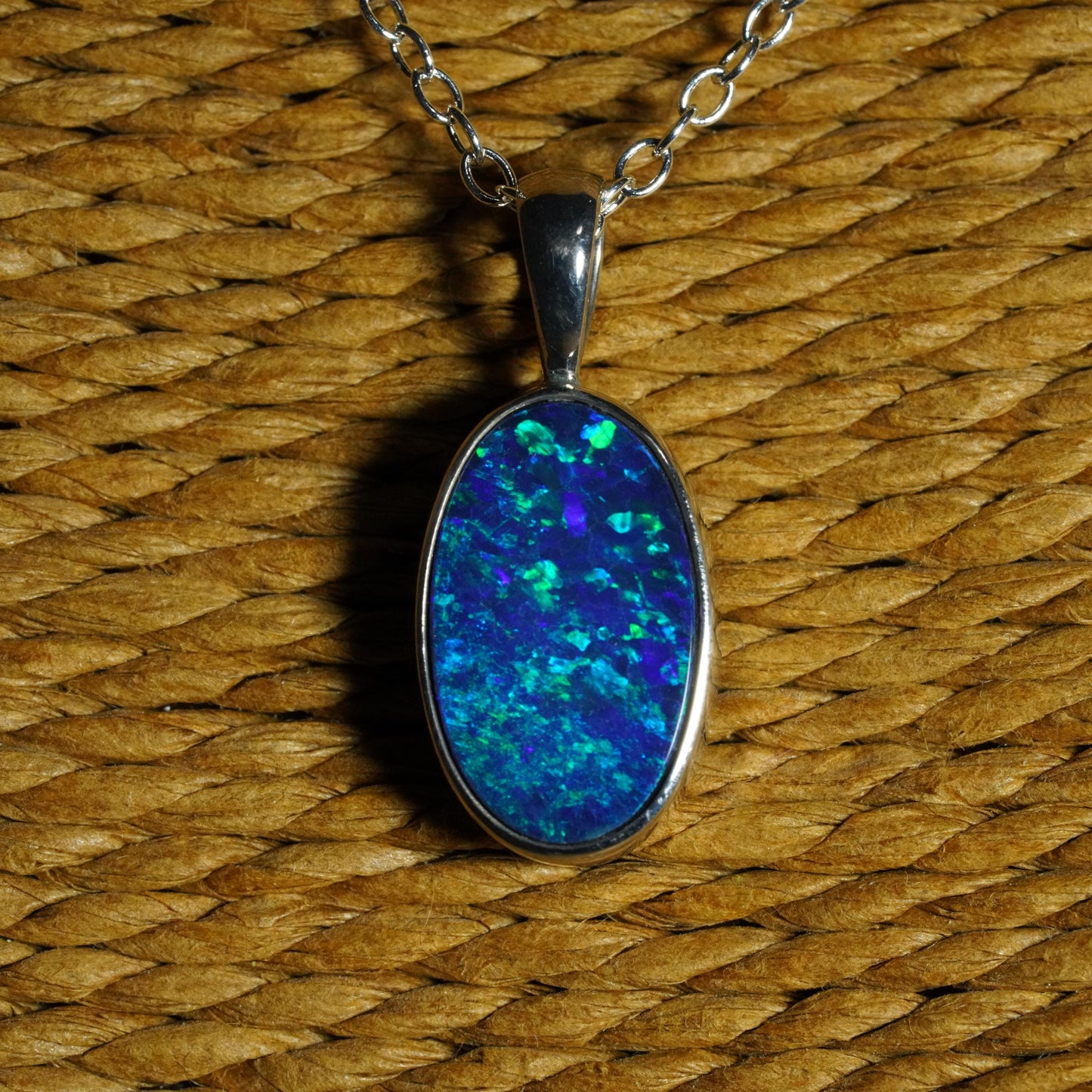 Australian Opal Doublet Pendant