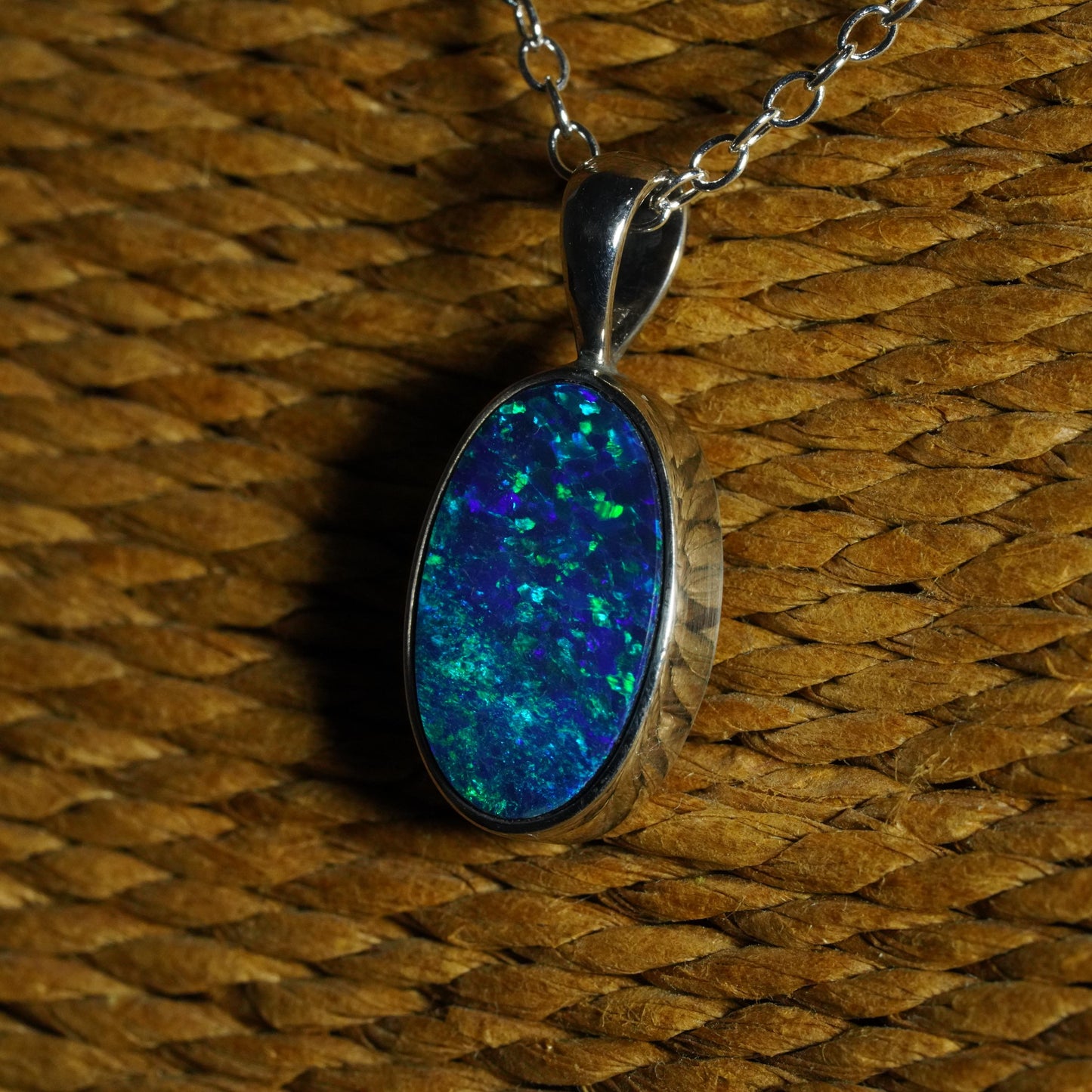 Australian Opal Doublet Pendant
