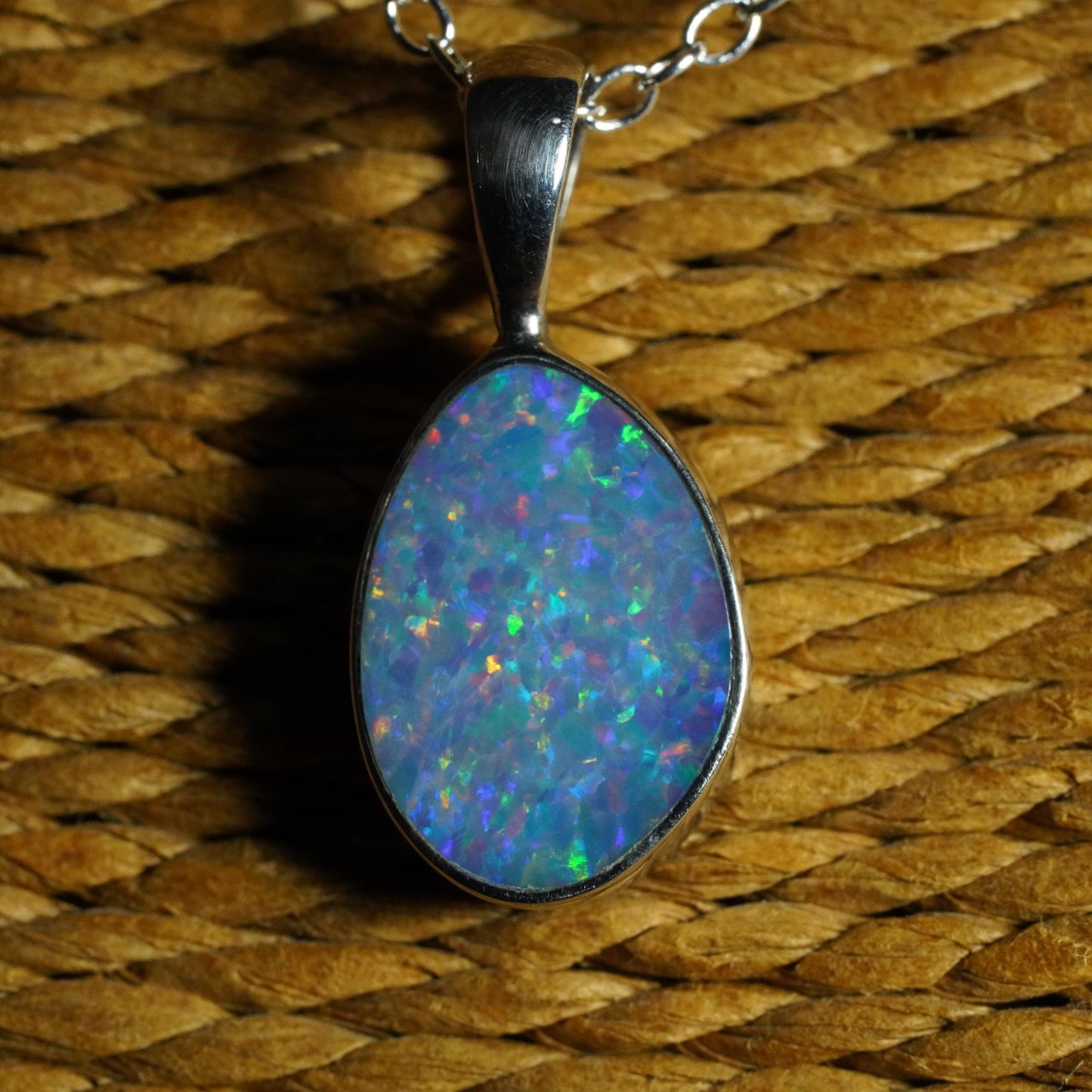 Australian Opal Doublet Pendant