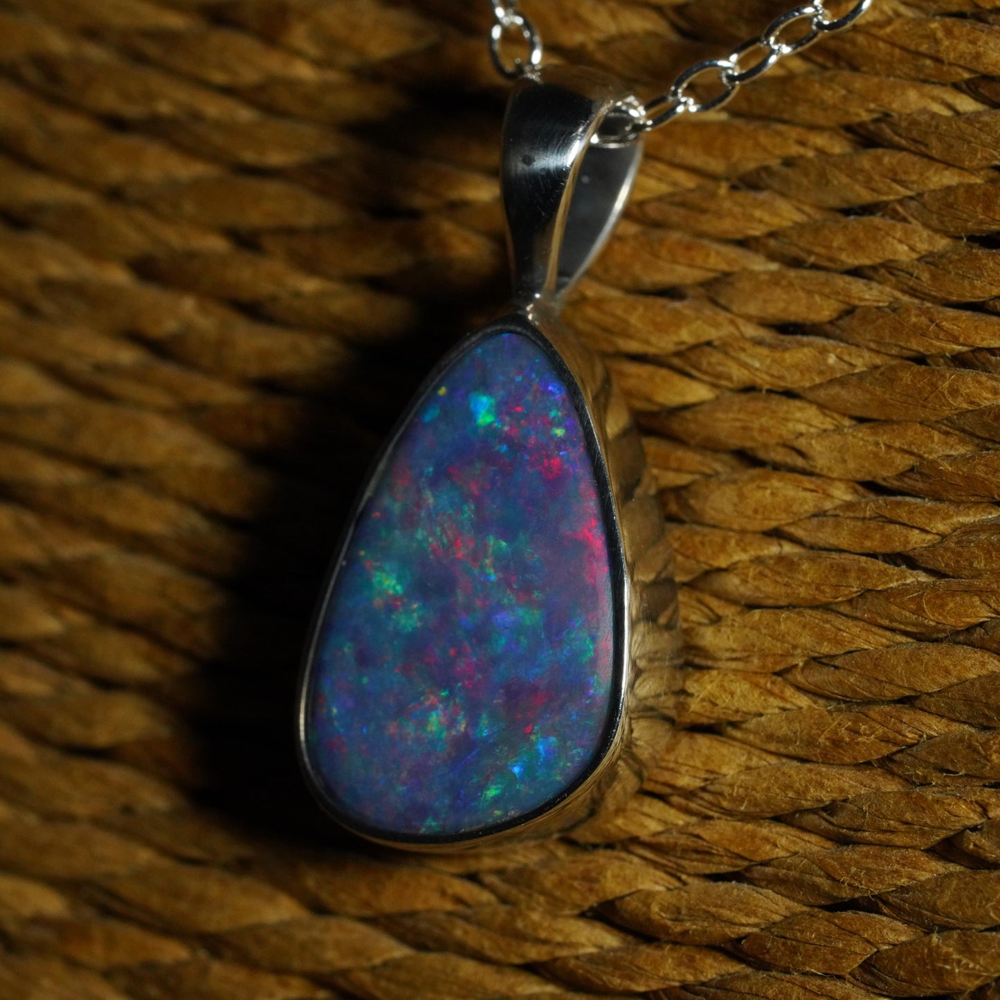Australian Opal Doublet Pendant