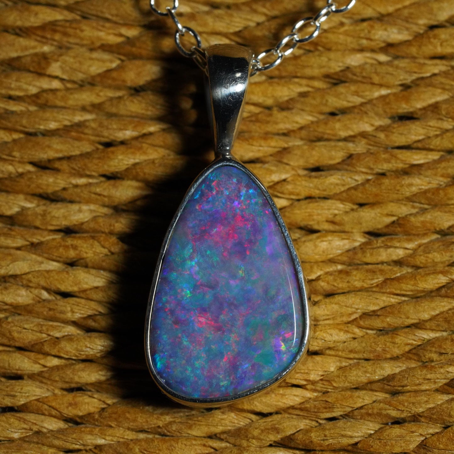 Australian Opal Doublet Pendant
