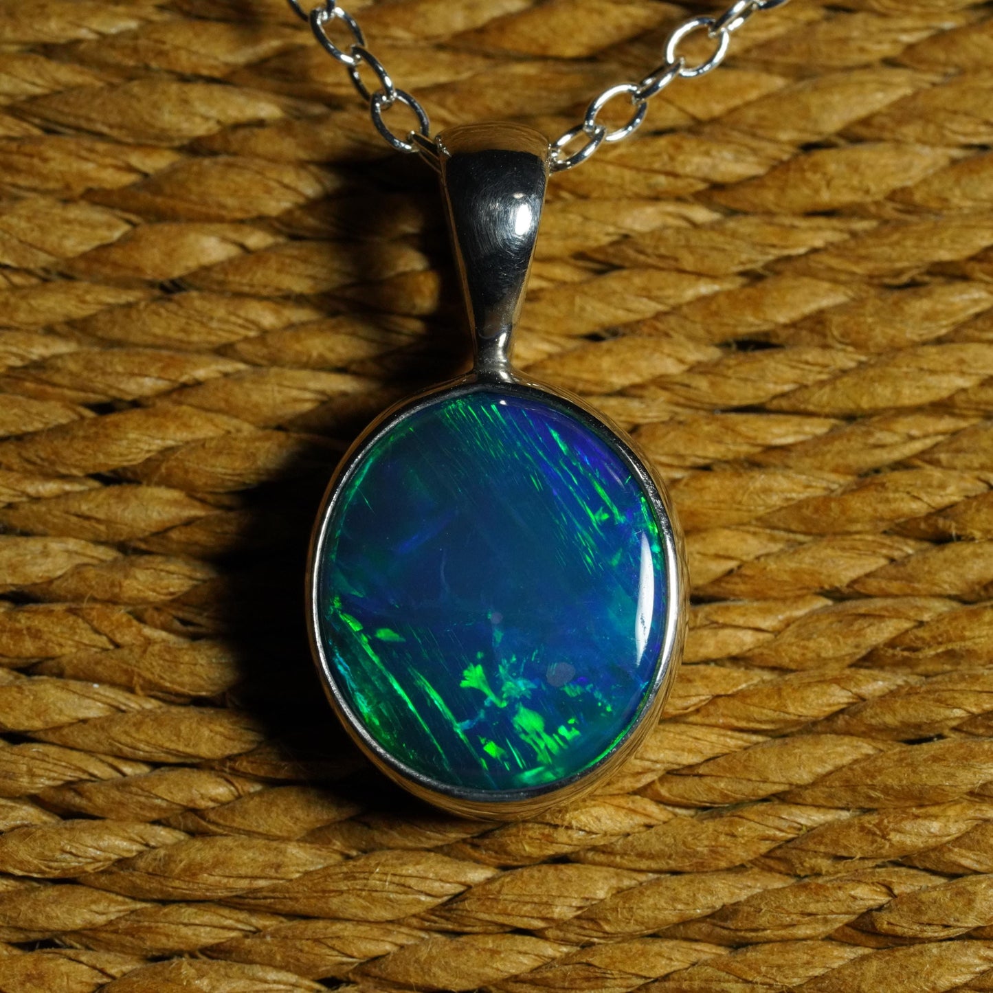 Australian Opal Doublet Pendant