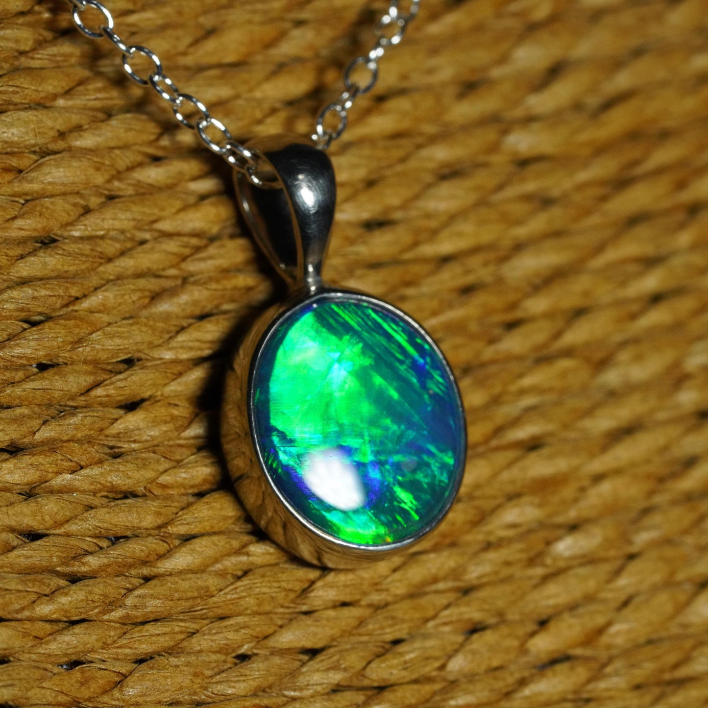 Australian Opal Doublet Pendant