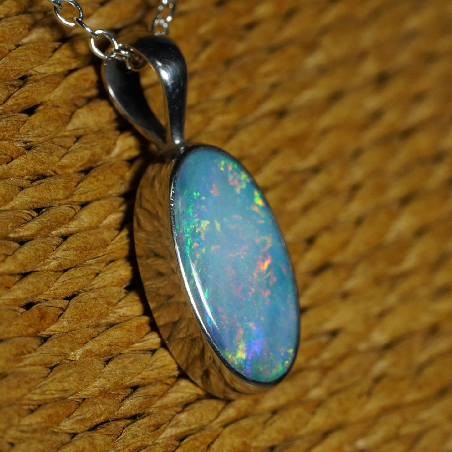 Australian Opal Doublet Pendant