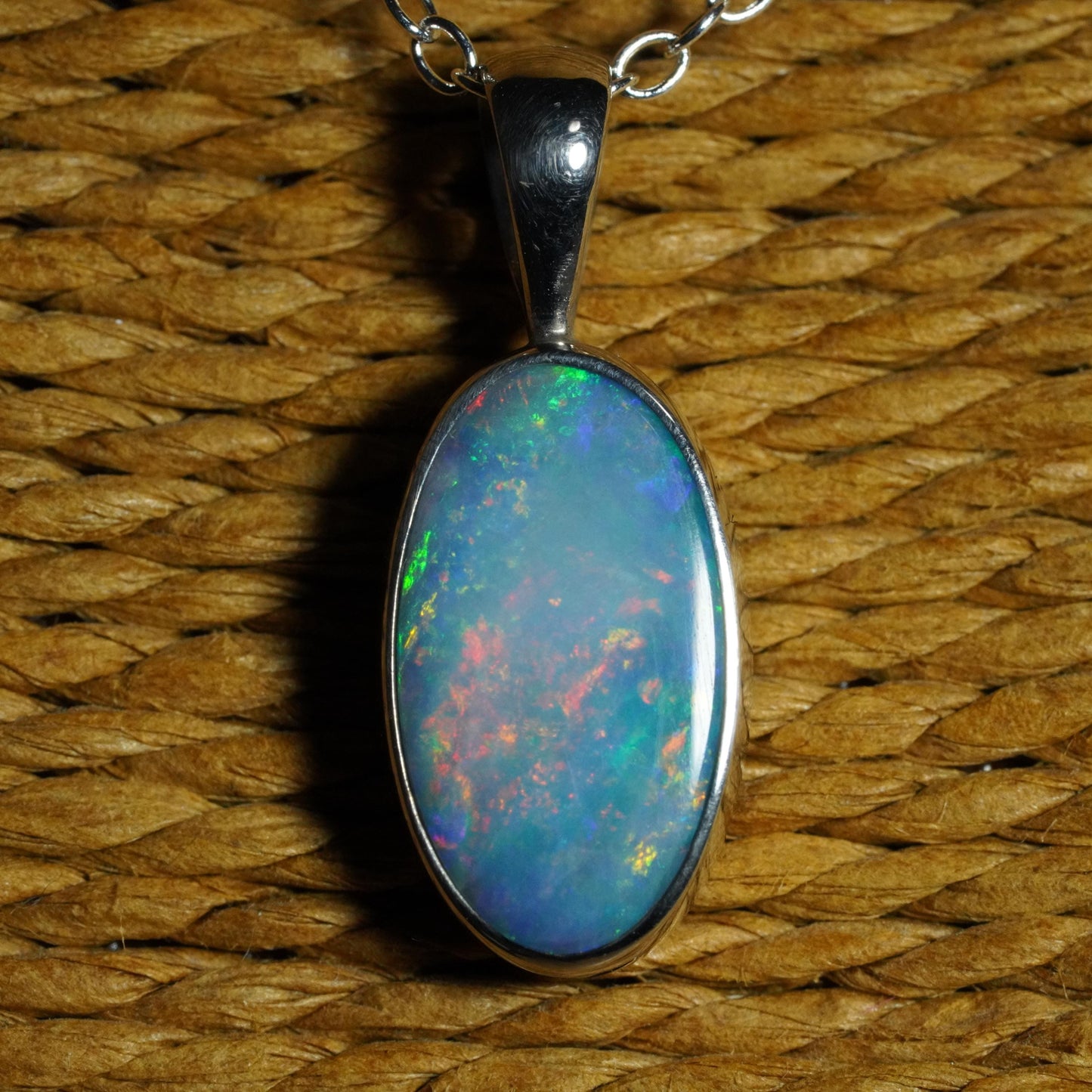 Australian Opal Doublet Pendant