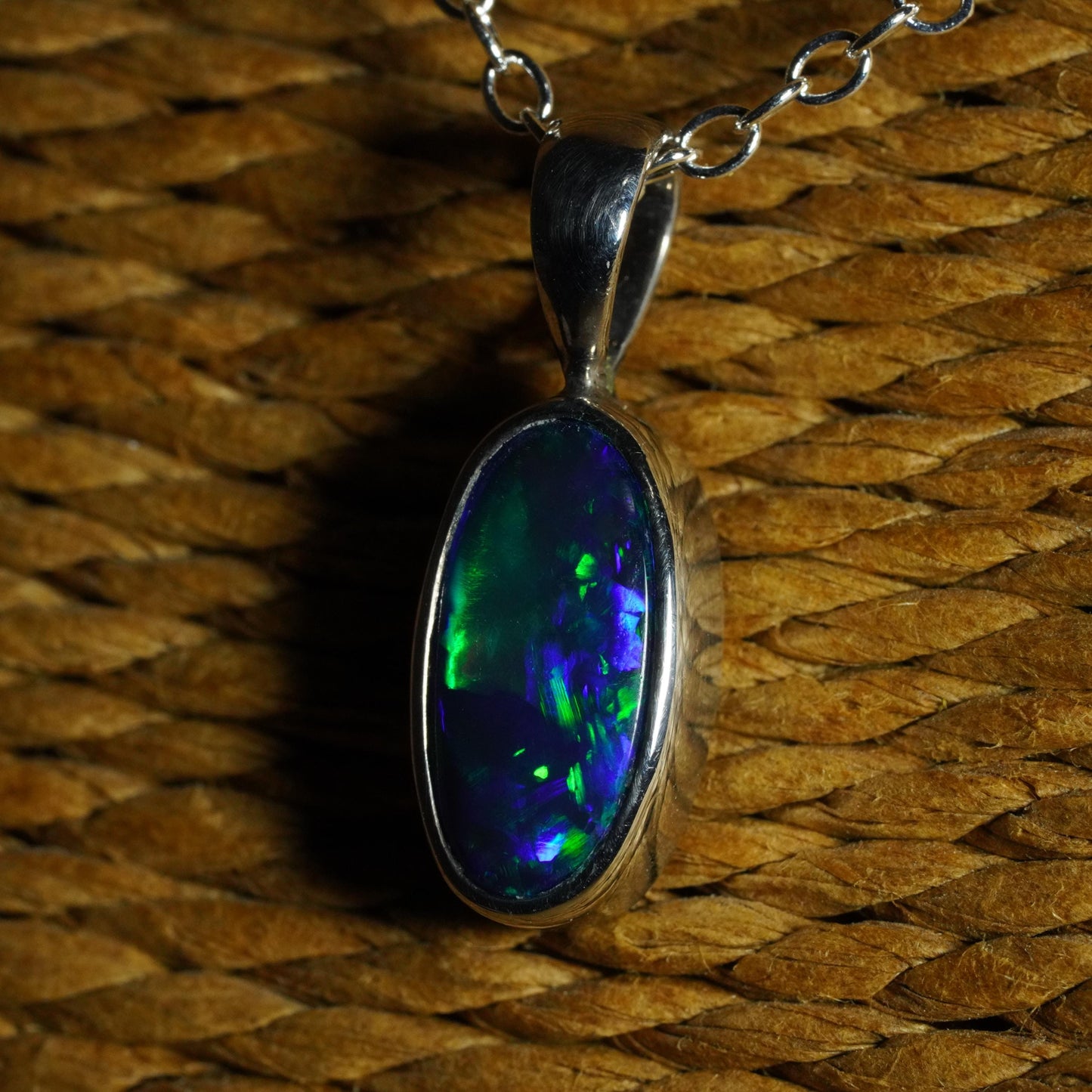 Australian Opal Doublet Pendant