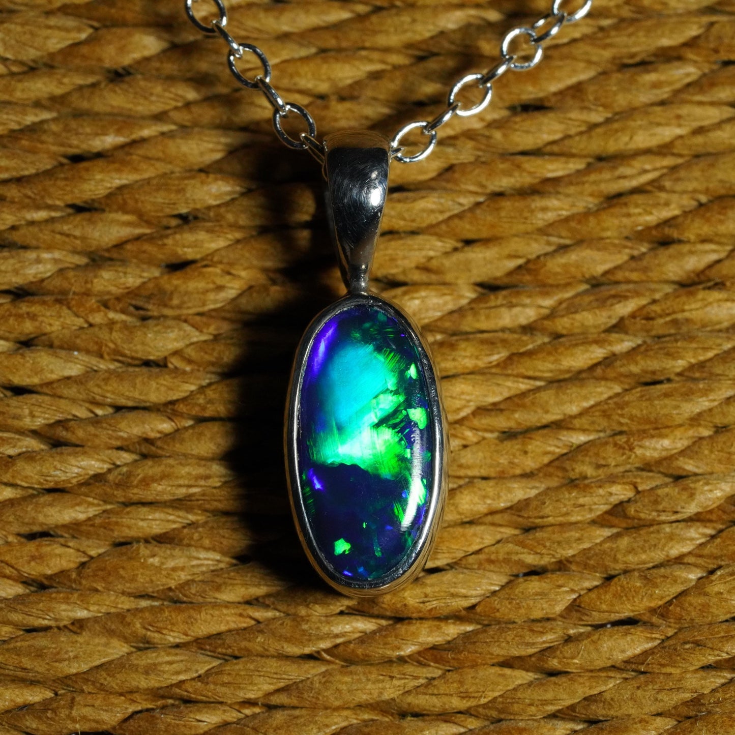 Australian Opal Doublet Pendant