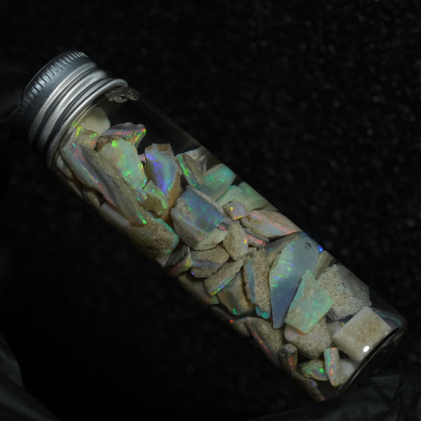 Mintabie Opal Chips Jar