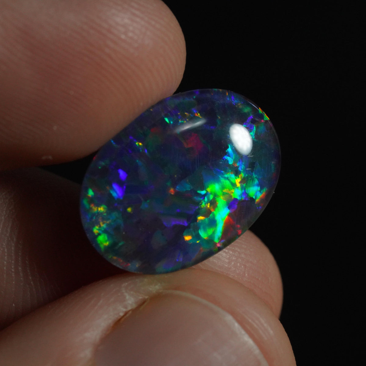 Australian Opal Triplet Cut Stone