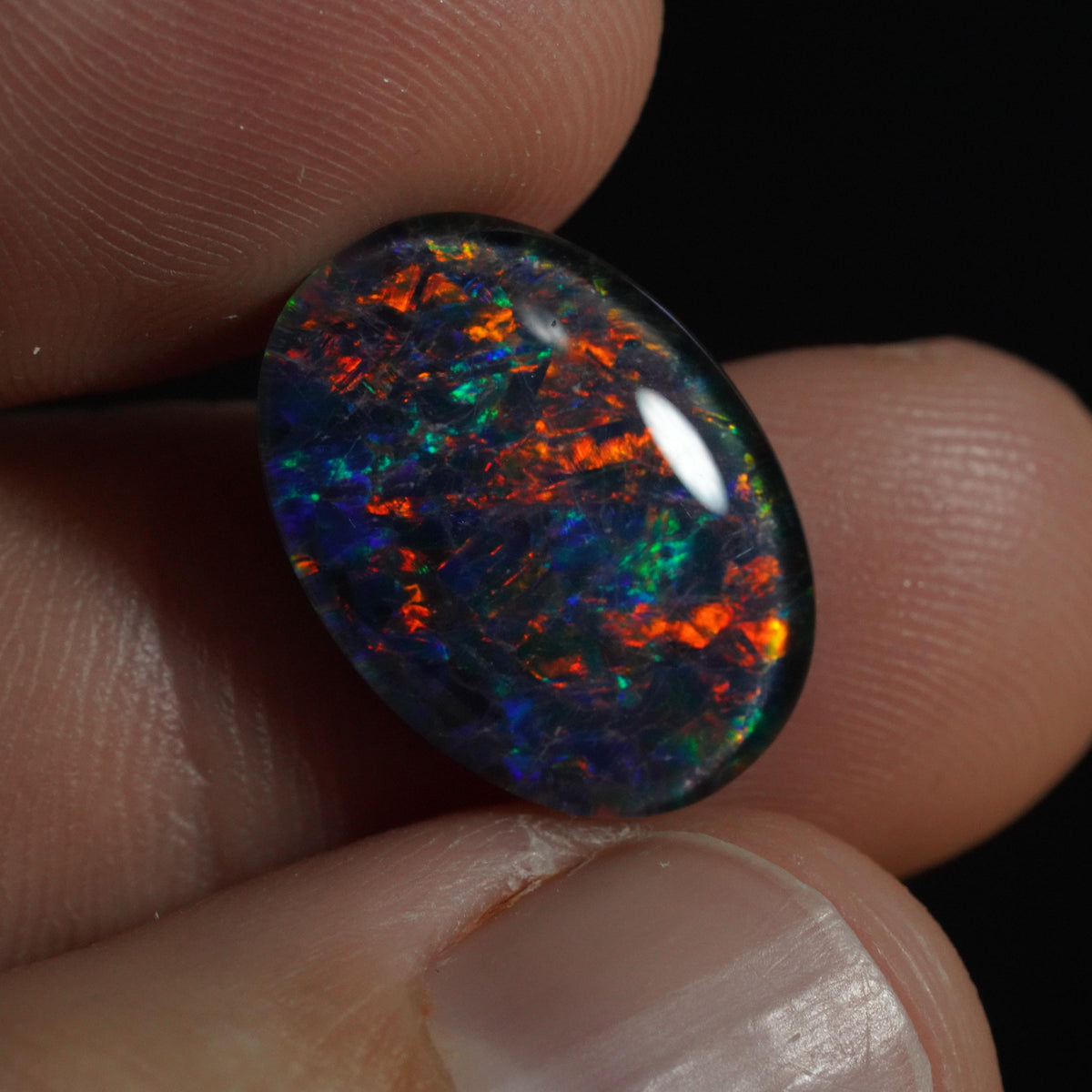 Australian Opal Triplet Cut Stone