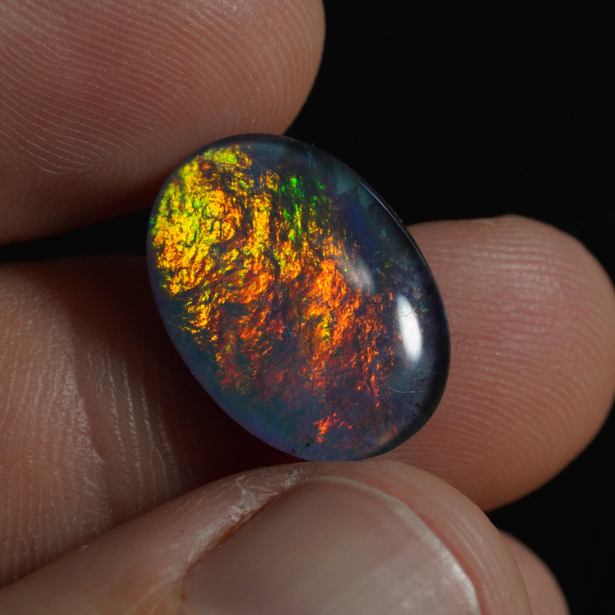 Australian Opal Triplet Cut Stone