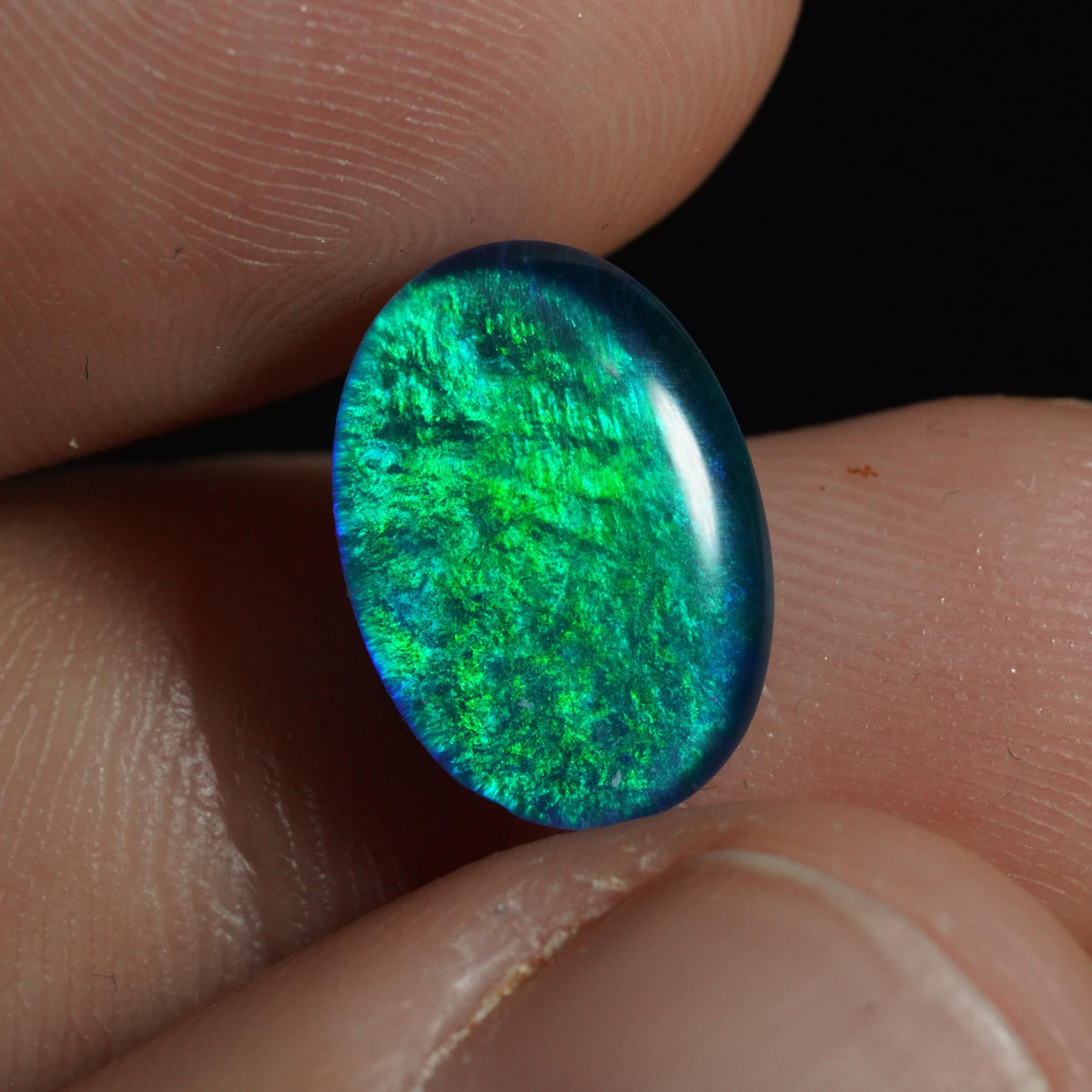 Australian Opal Triplet Cut Stone