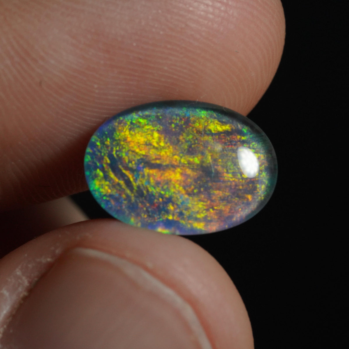 Australian Opal Triplet Cut Stone