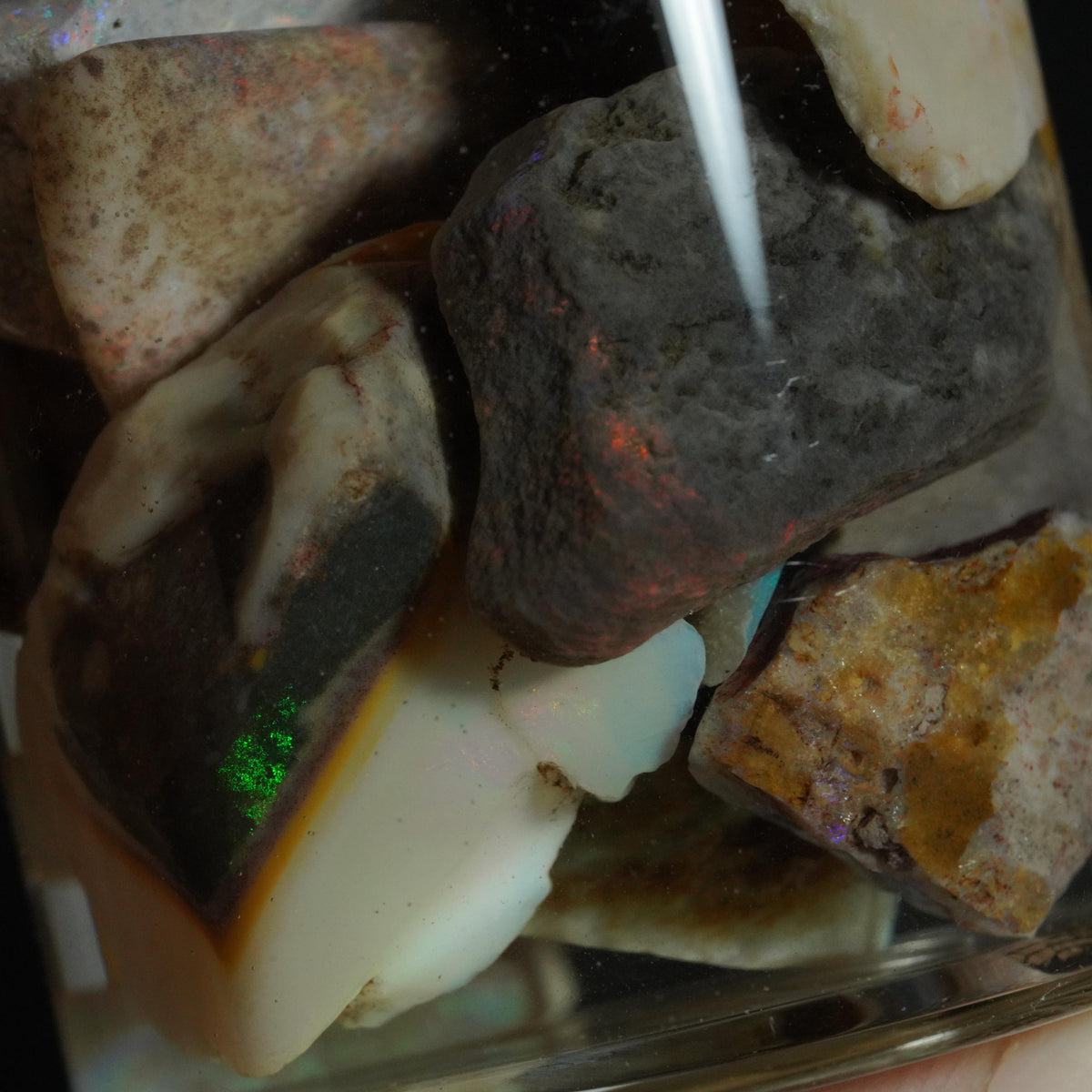 Andamooka Matrix/Mixed Opal Parcel