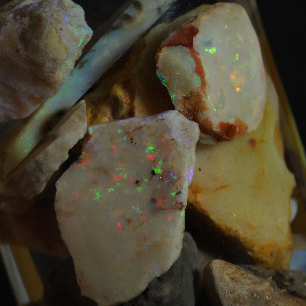 Andamooka Matrix/Mixed Opal Parcel