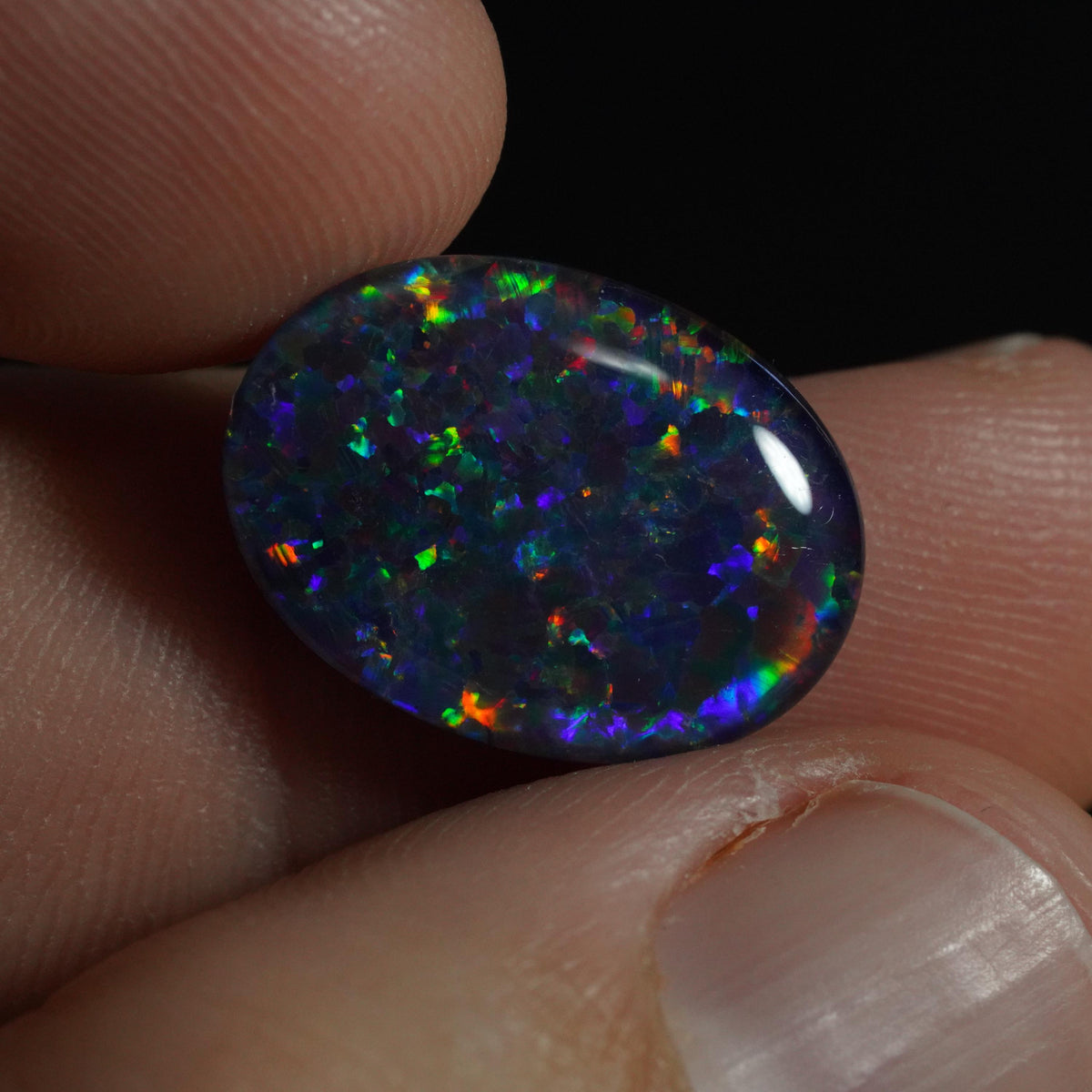 Australian Opal Triplet Cut Stone
