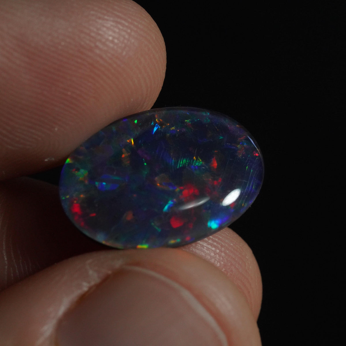 Australian Opal Triplet Cut Stone