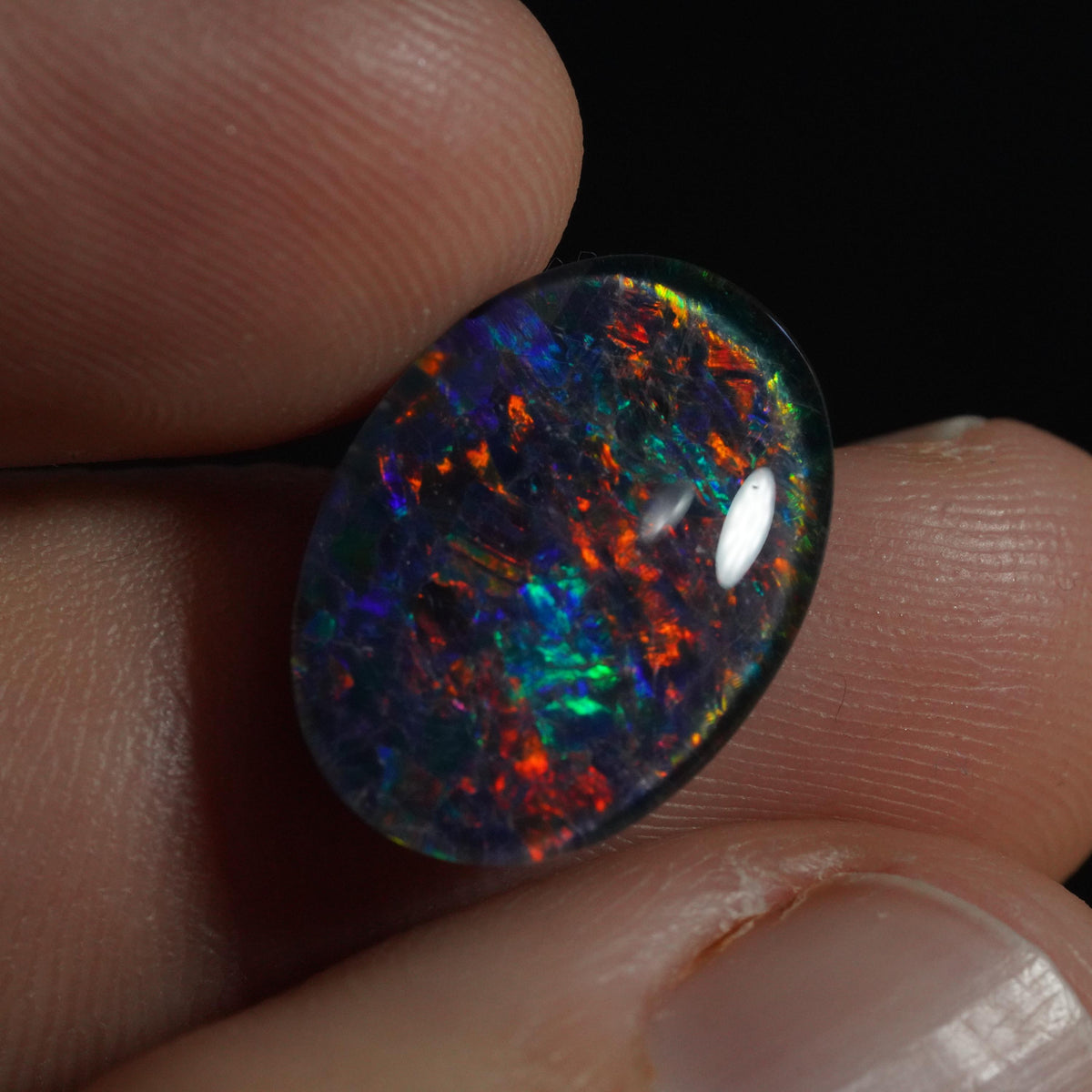 Australian Opal Triplet Cut Stone