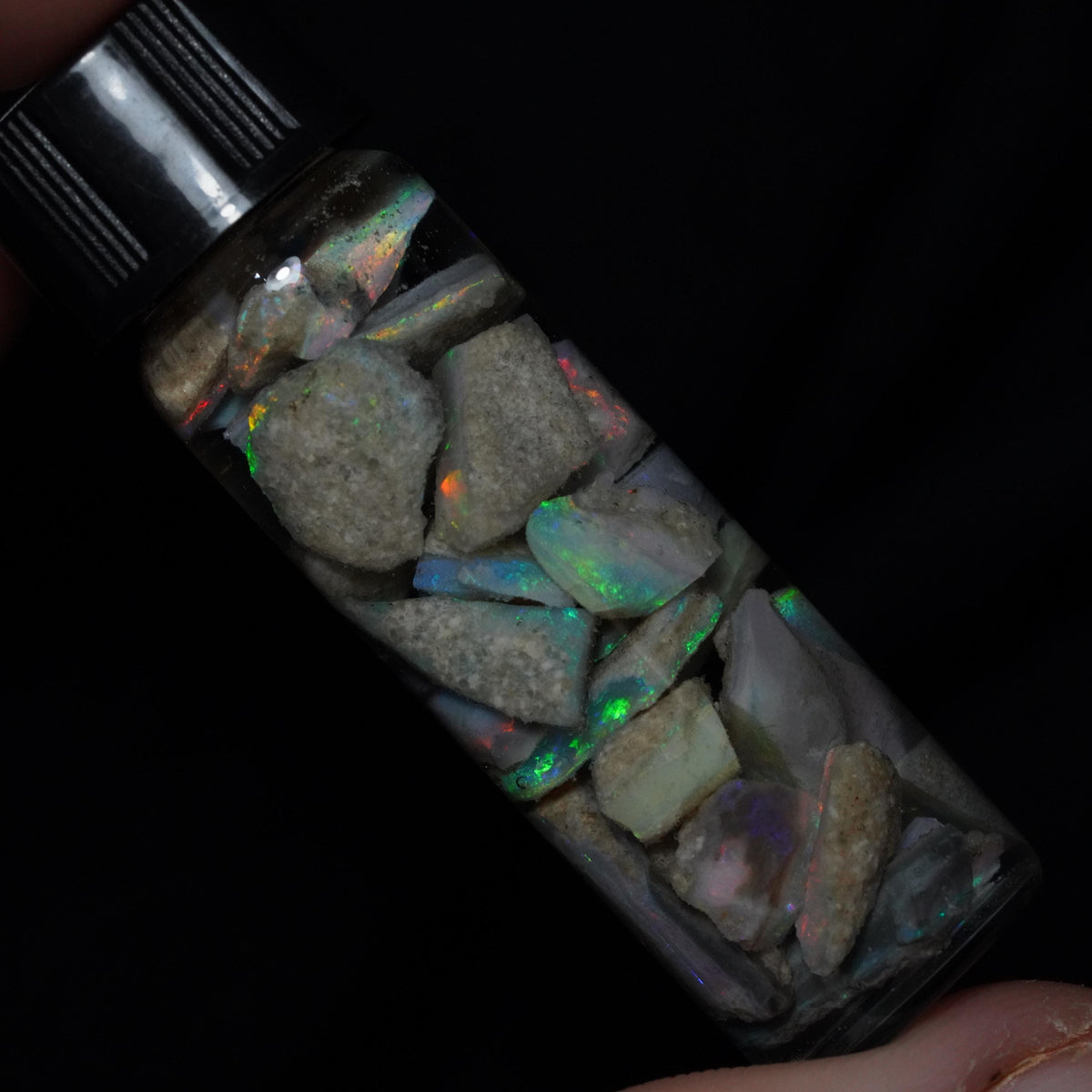Mintabie Opal Chips Jar