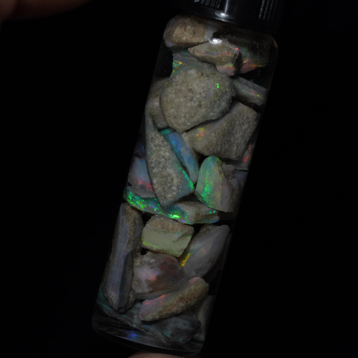 Mintabie Opal Chips Jar