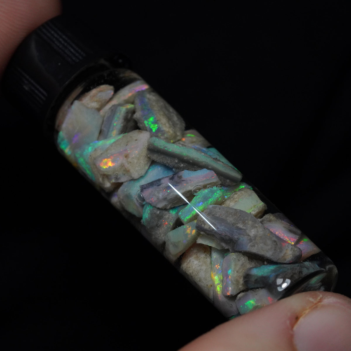 Mintabie Opal Chips Jar