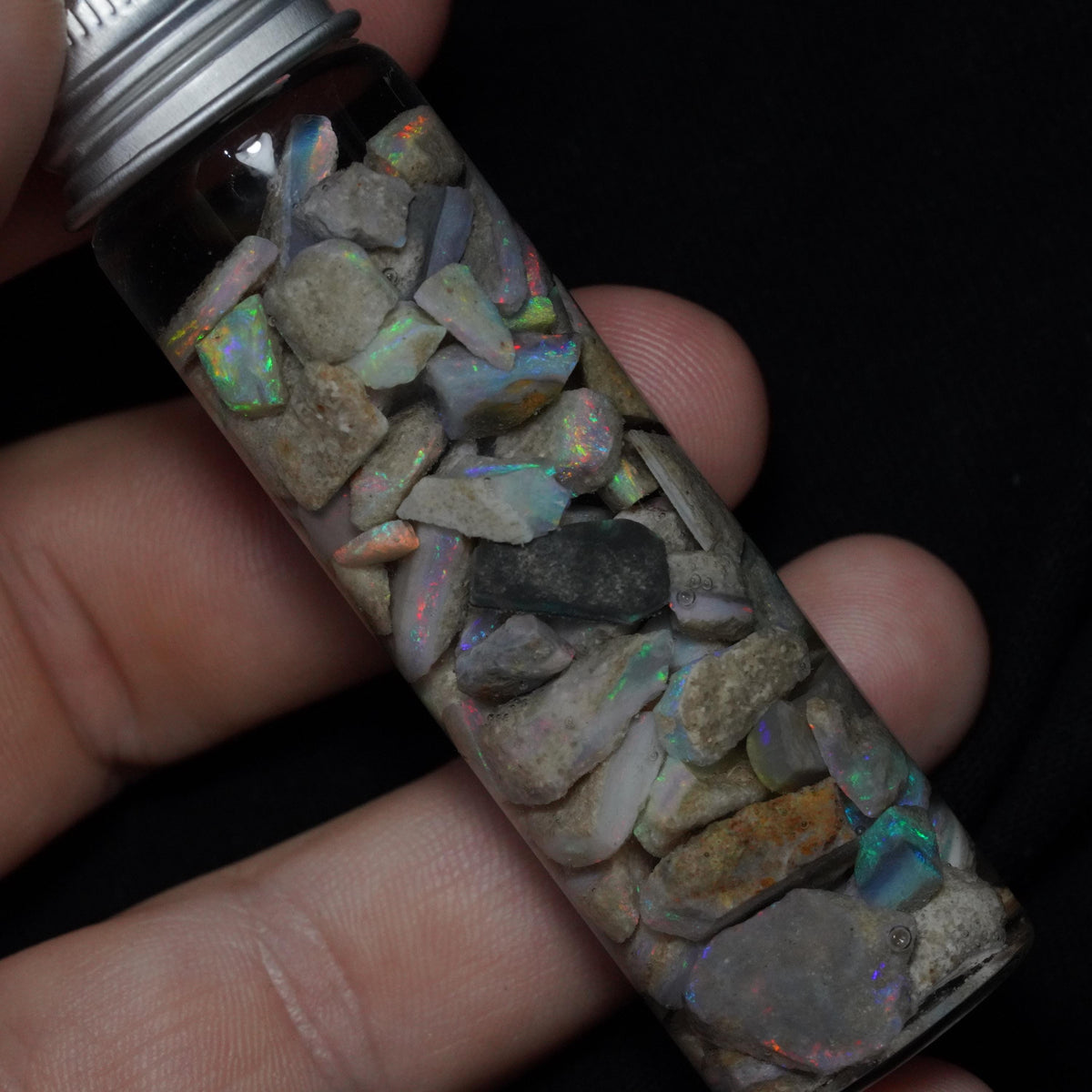 Mintabie Opal Chips Jar