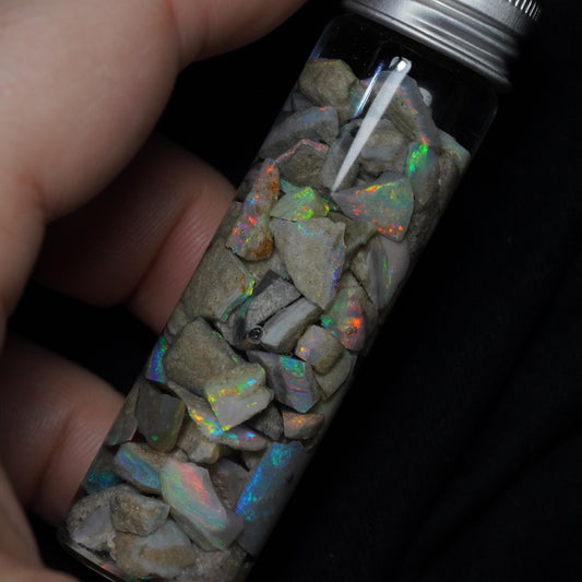 Mintabie Opal Chips Jar