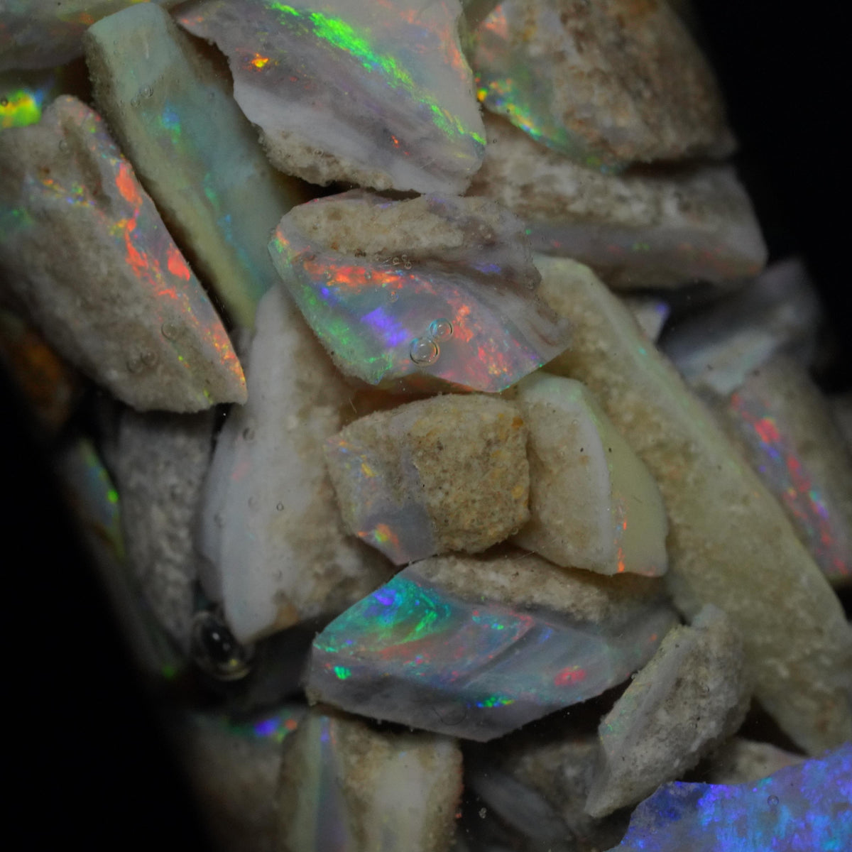 Mintabie Opal Chips Jar