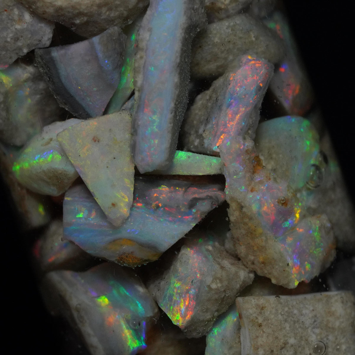 Mintabie Opal Chips Jar