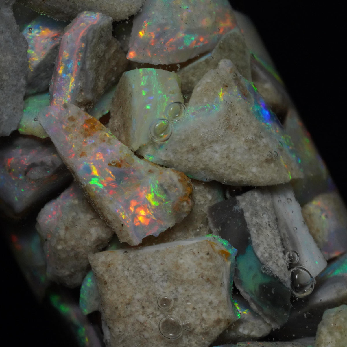 Mintabie Opal Chips Jar
